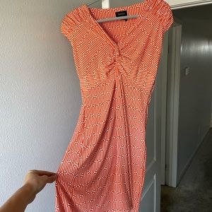 Laundry by Shelli Segal Orange Retro Dress